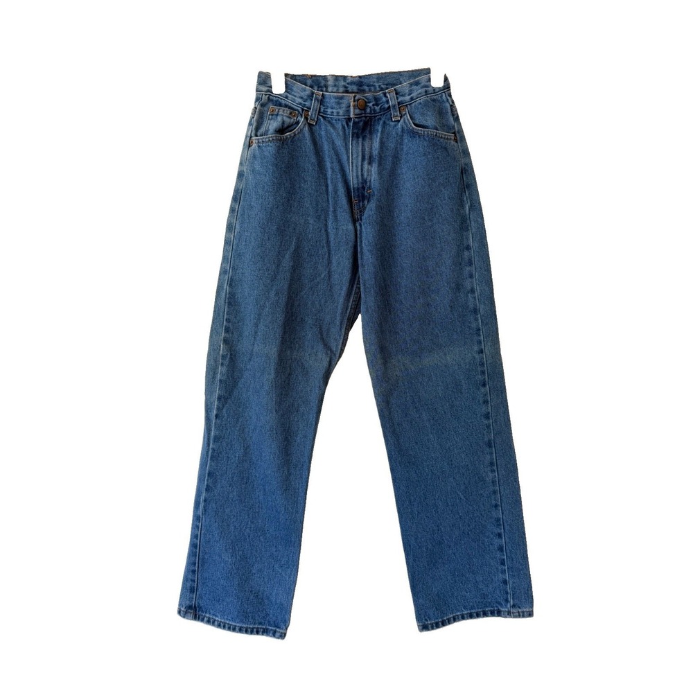 Vintage 90s Britannia Jeans Woman's 26 High Waisted Tapered Straight Leg Blue